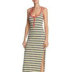 Splendid X Margherita Missoni Banda Zipper front maxi dress